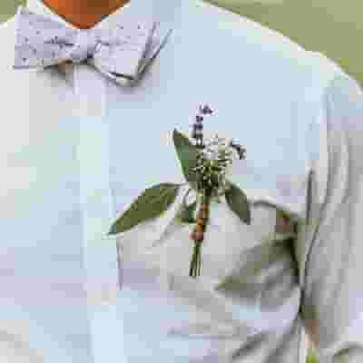 Casual Rustic Wedding Boutonniere
